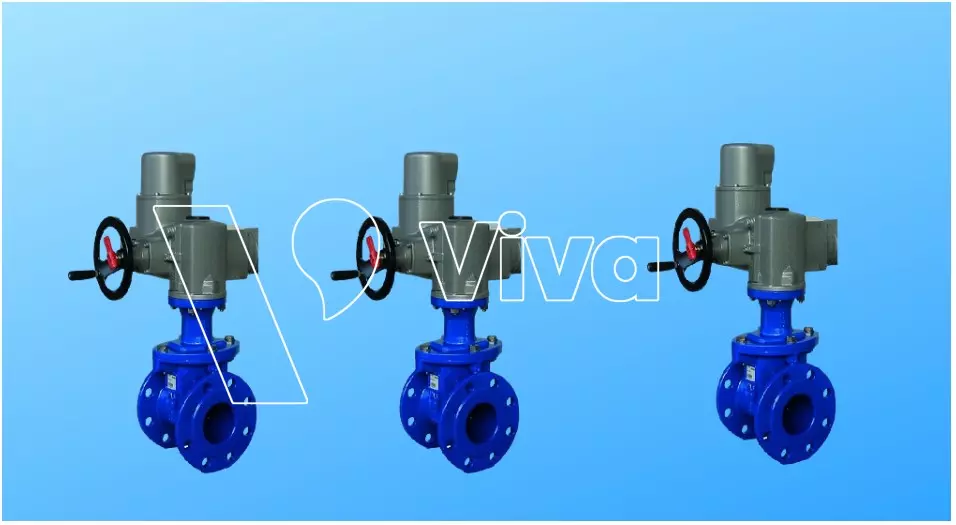 Van cổng ty chìm điều khiển điện