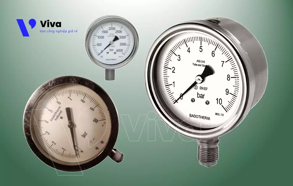 Đồng hồ đo áp suất Badotherm