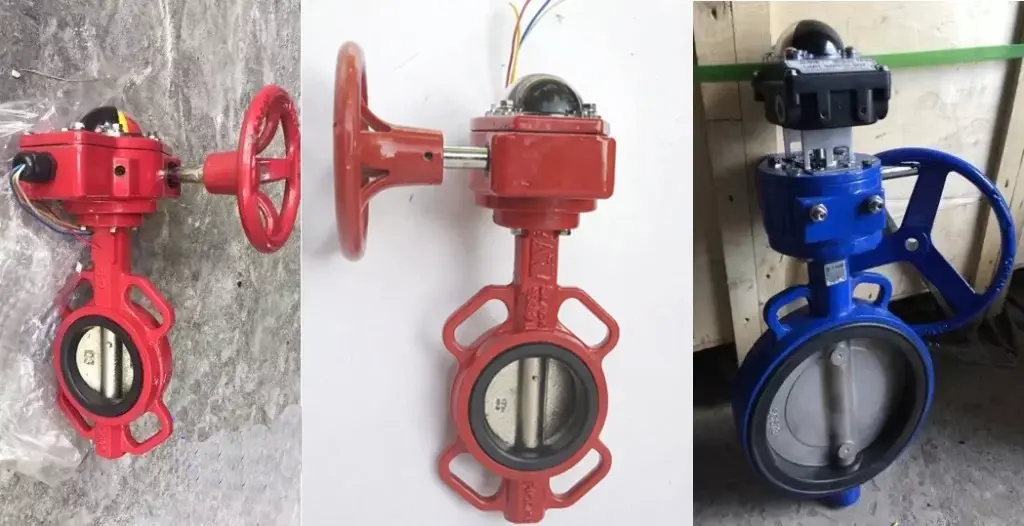 Các dòng van bướm kèm công tắc giám sát