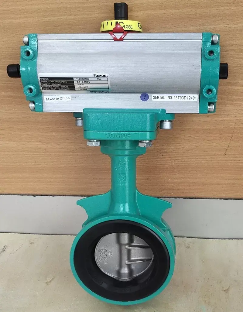 Van bướm điều khiển khí nén Tomoe