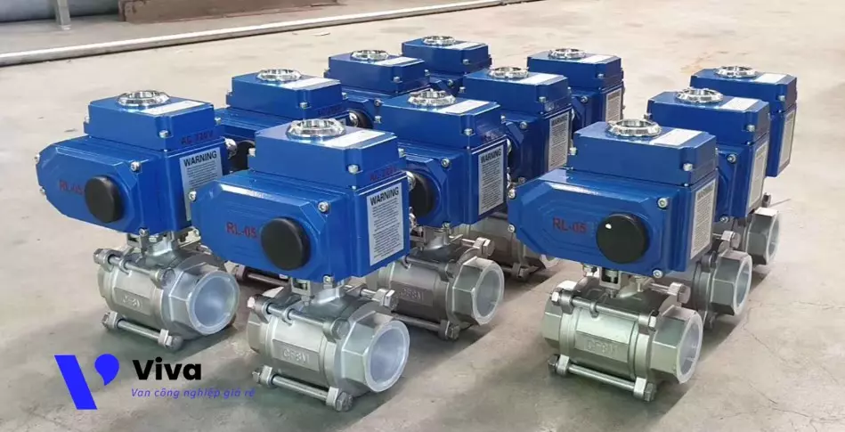 Threaded Electrically Controlled Stainless Steel Ball Valve