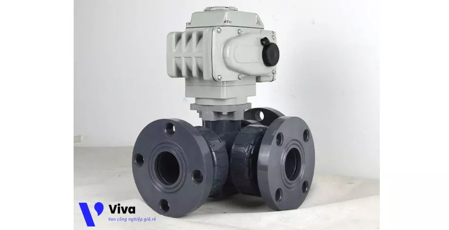 3-Way Electrically Controlled Plastic Ball Valve