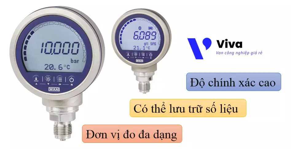 Tính năng đặc biệt của đồng hồ đo áp suất điện tử
