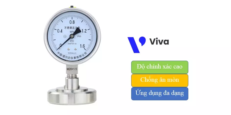 Đặc điểm của đồng hồ đo áp suất dạng màng