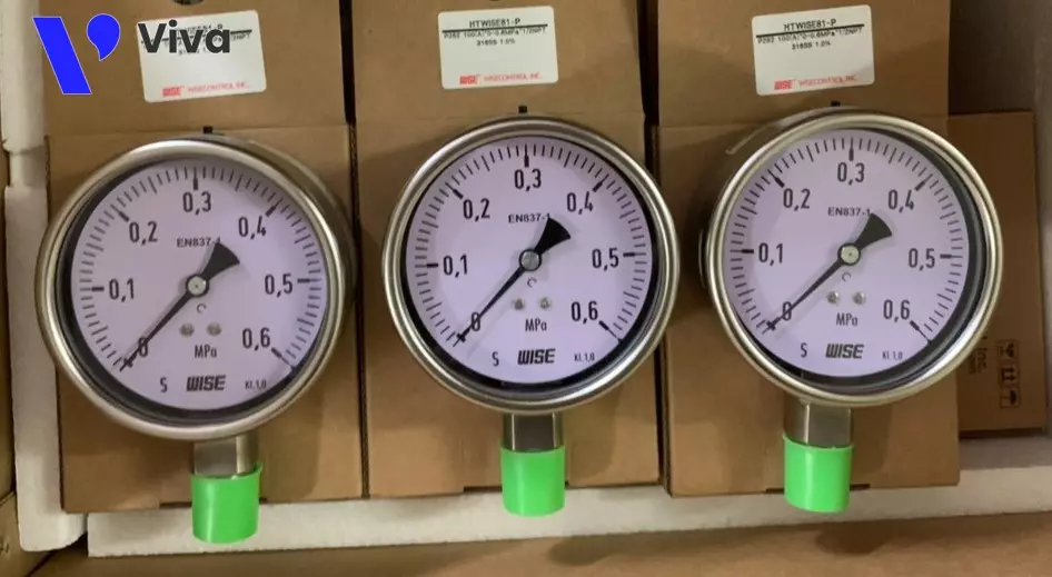 Đồng hồ đo áp suất Wise P252 series