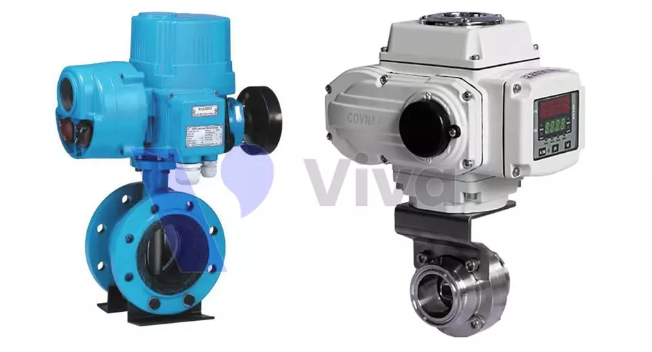 Diverse control voltage options for modulating control butterfly valve