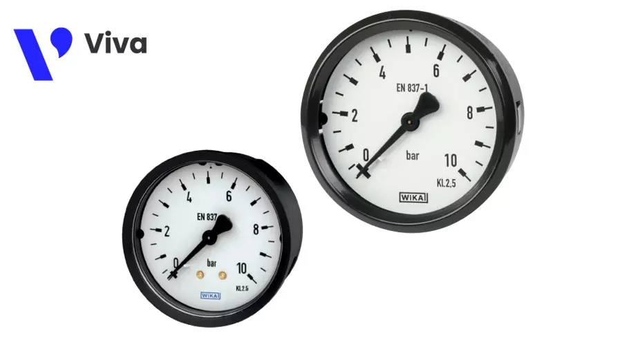 Đồng hồ đo áp suất Wika vỏ nhựa