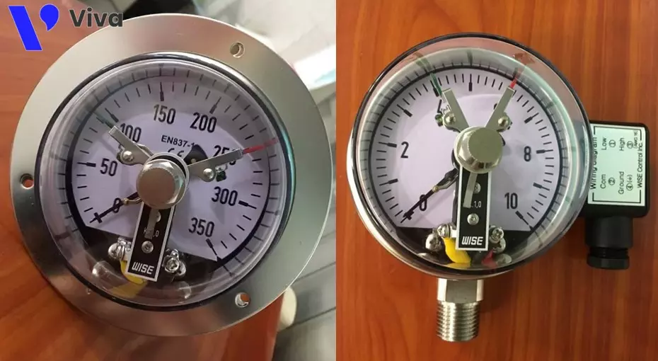Hình ảnh đồng hồ đo áp suất 3 kim
