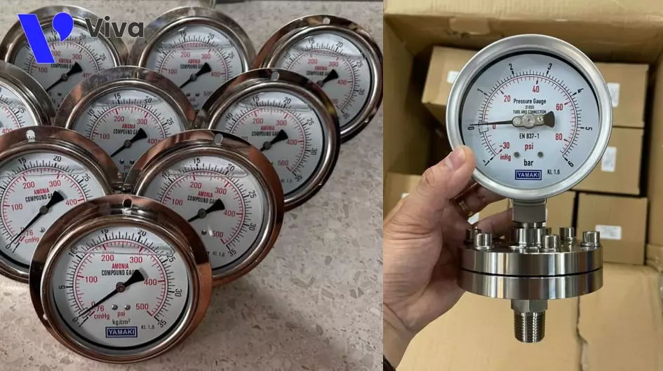 Hình ảnh đồng hồ đo áp suất Yamaki