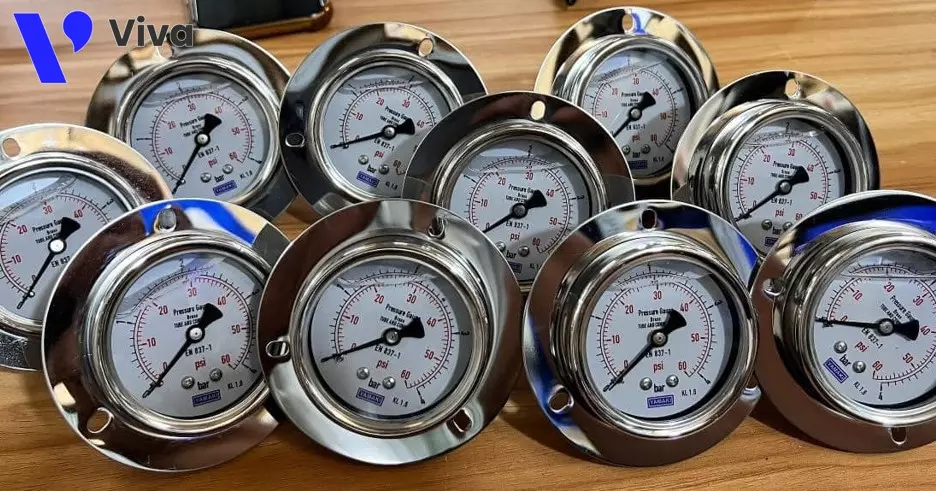 Hình ảnh về đồng hồ đo áp suất Yamaki