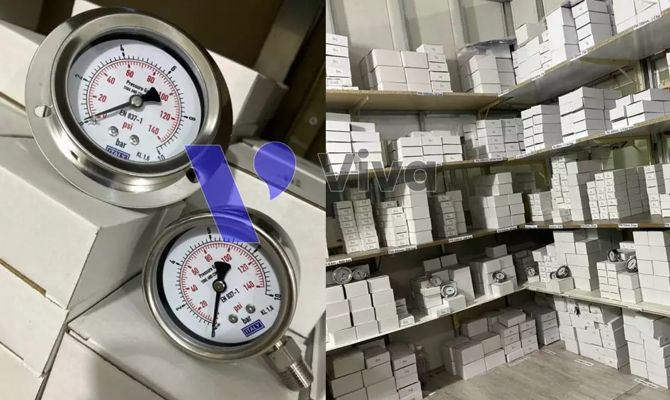 Sản phẩm đồng hồ đo áp suất Italy