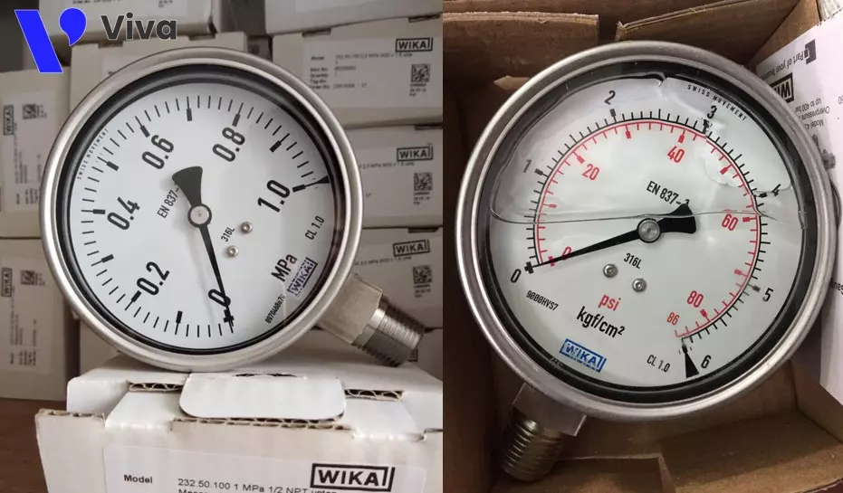 Sản phẩm đồng hồ đo áp suất Wika