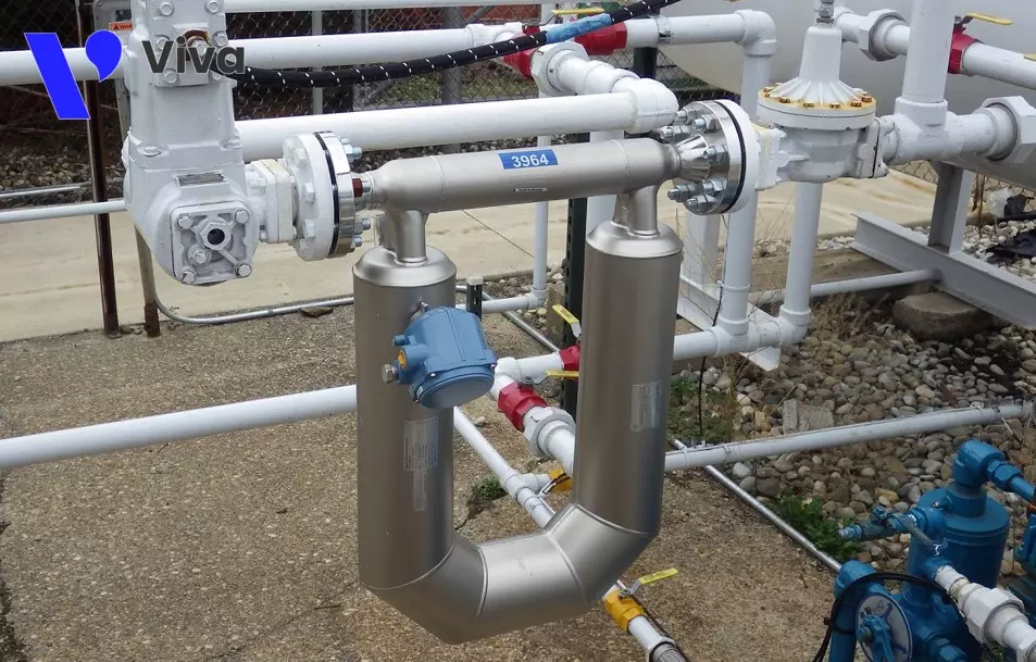 Gas flow meter in industrial applications