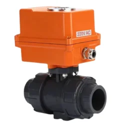Electric control plastic ball valve