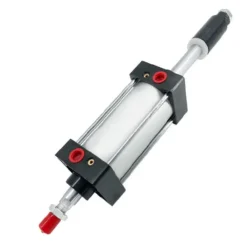 Two headed pneumatic cylinder