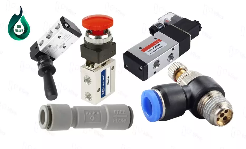 Commonly used types of compressed air valves