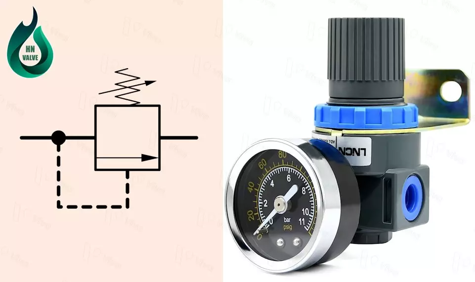 Pressure control valve symbol