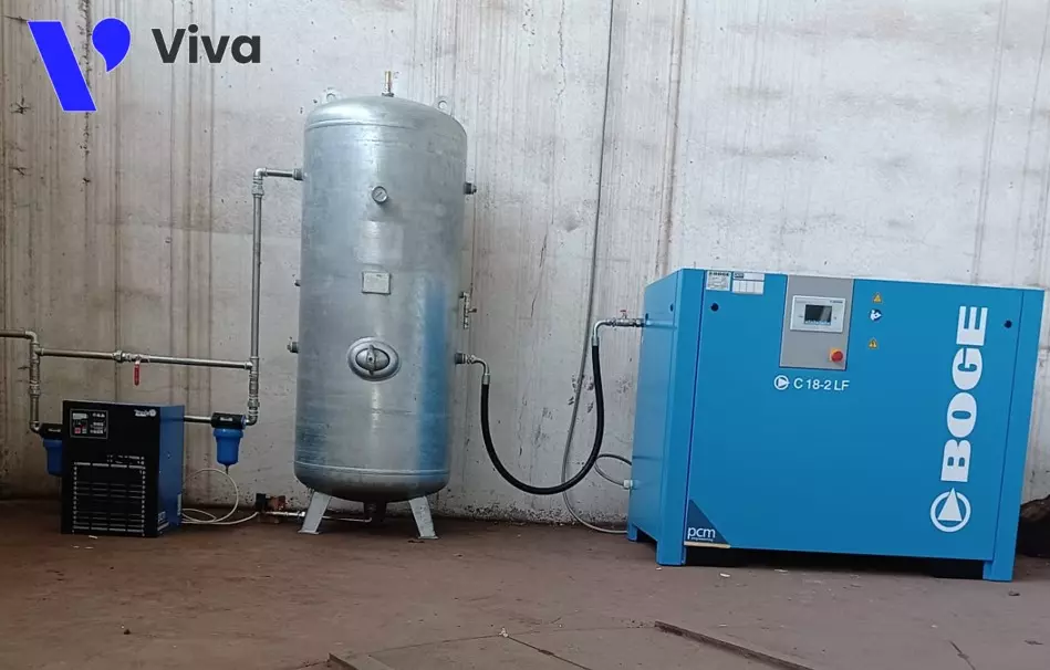 Applications of compressed air receiver tanks