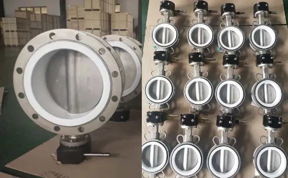 Kiểu lắp bích và lắp kẹp của van bướm inox 304 Kiểu lắp bích và lắp kẹp của van bướm inox 304