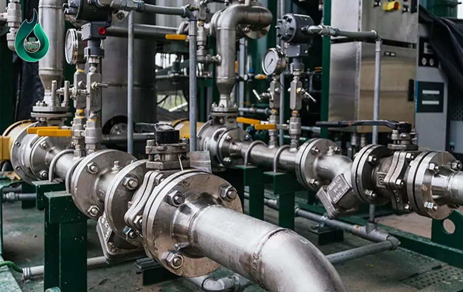 Hệ thống đường ống được chế tạo từ thép không gỉ