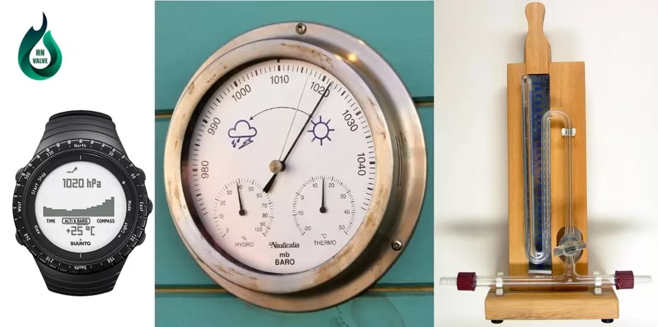 Barometer và đồng hồ đeo tay được tích hợp barometer