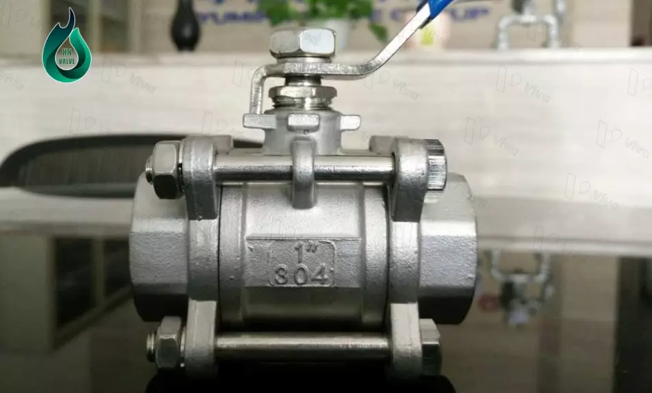 Ball valve made from stainless steel 304