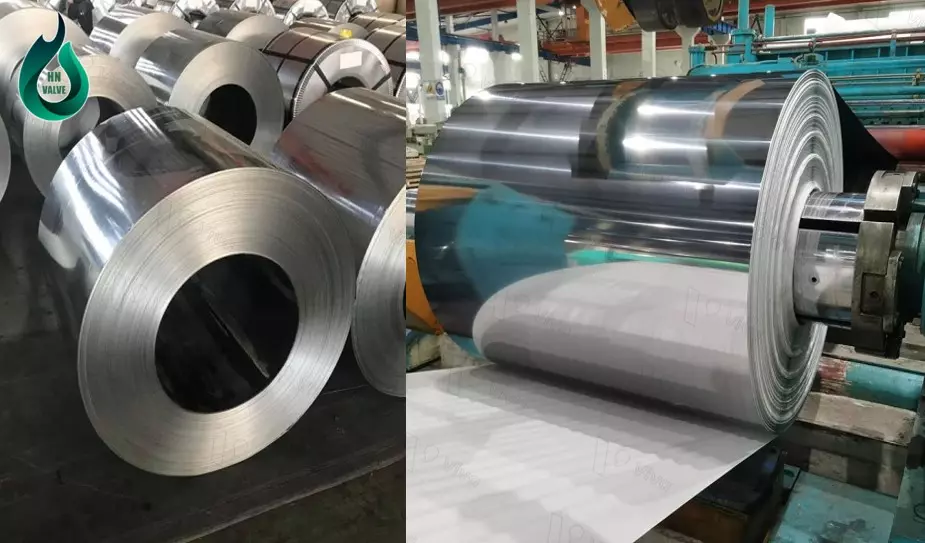 Coil of stainless steel 410