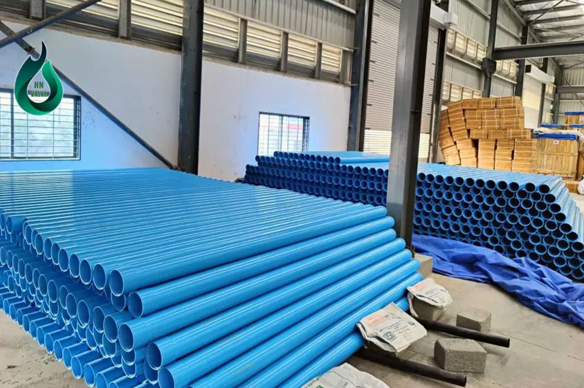 Đường ống được sản xuất từ nhựa UPVC