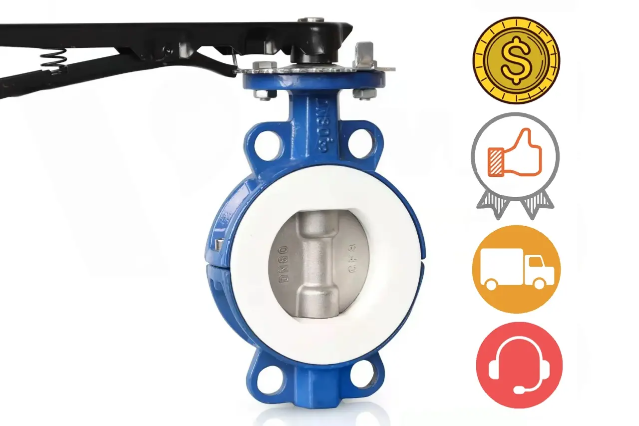 Ưu đãi đặt mua van bướm thép gioăng PTFE D71F4-10C Lợi ích khi đặt mua van bướm thép gioăng PTFE D71F4-10C tại Van Nước Việt Nam