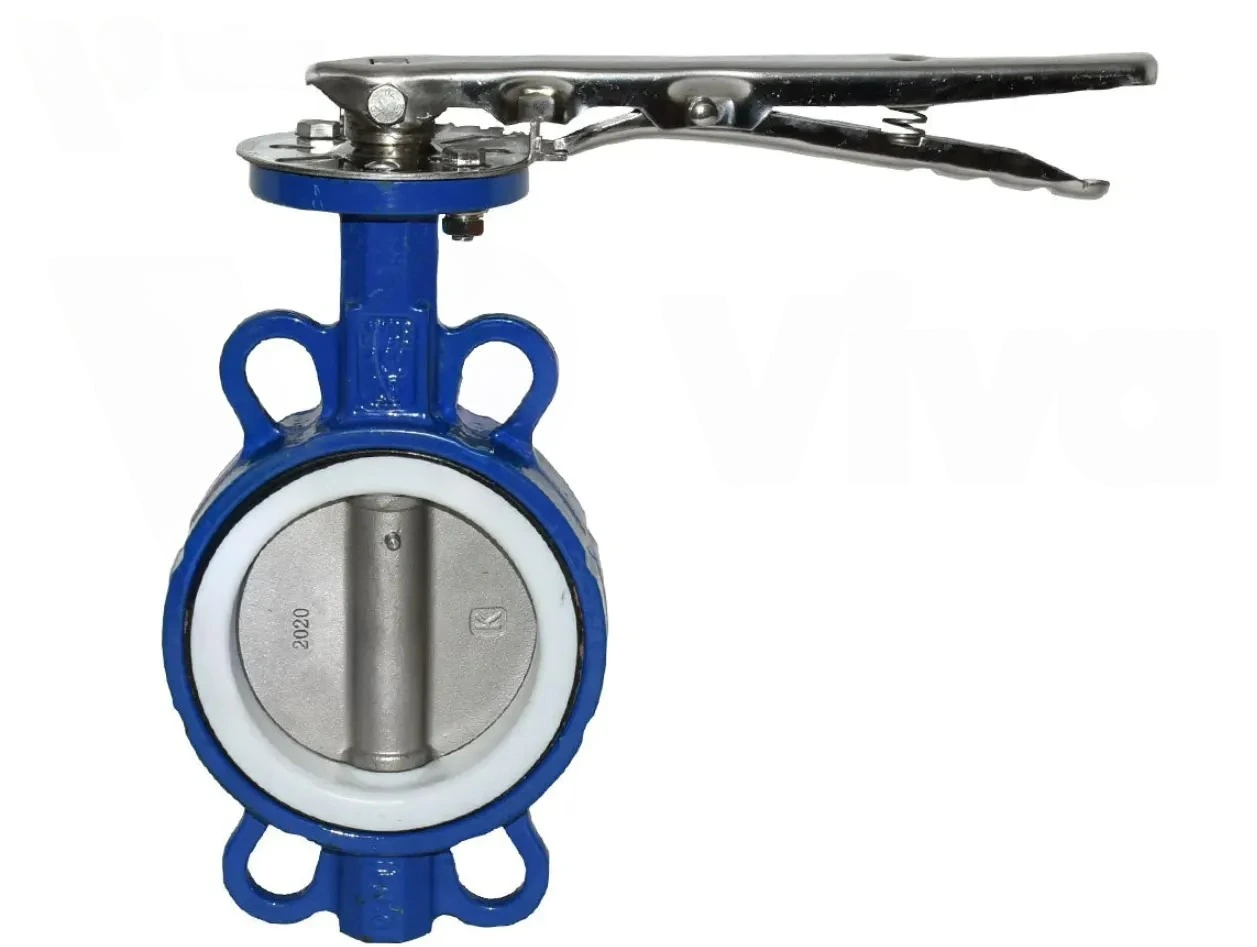 Hình ảnh van bướm thép gioăng PTFE D71F4-10C