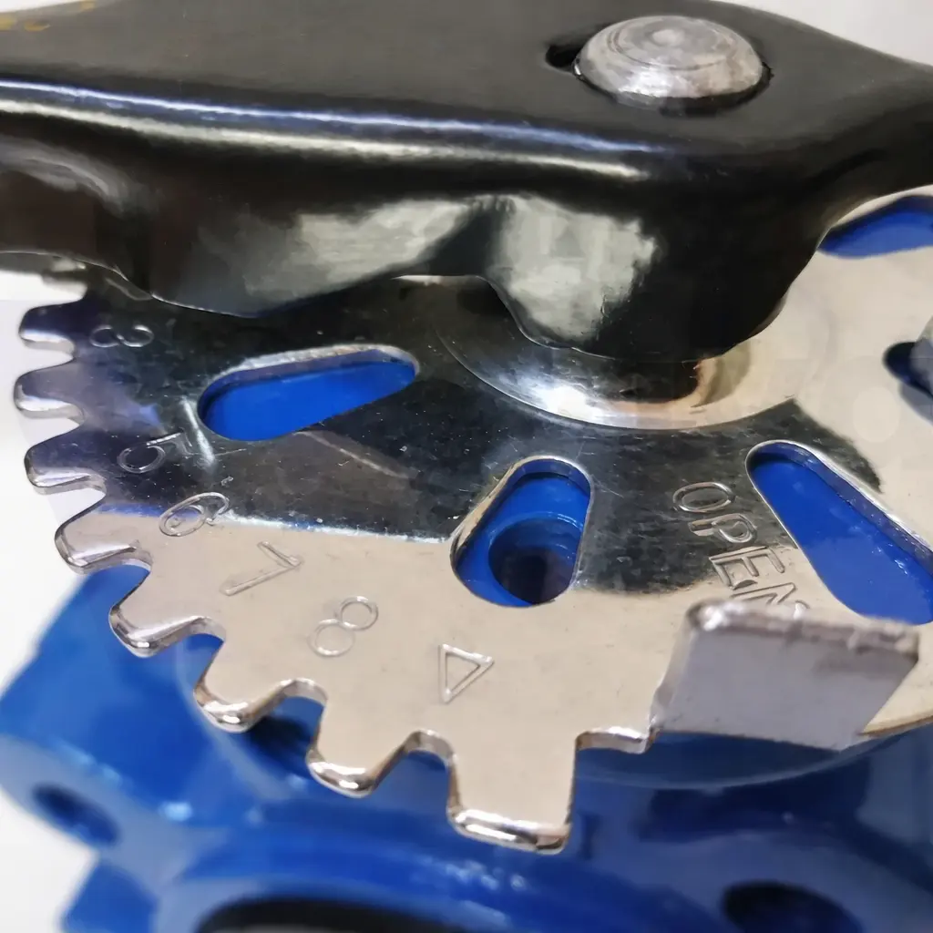 Cơ chế khóa van bướm gang tay gạt D41X-10Q/16Q Cơ chế khóa van bướm gang tay gạt D41X-10Q/16Q