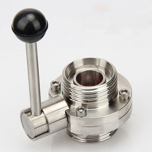 Sản phẩm van bướm vi sinh nối ren D21F-10P/R