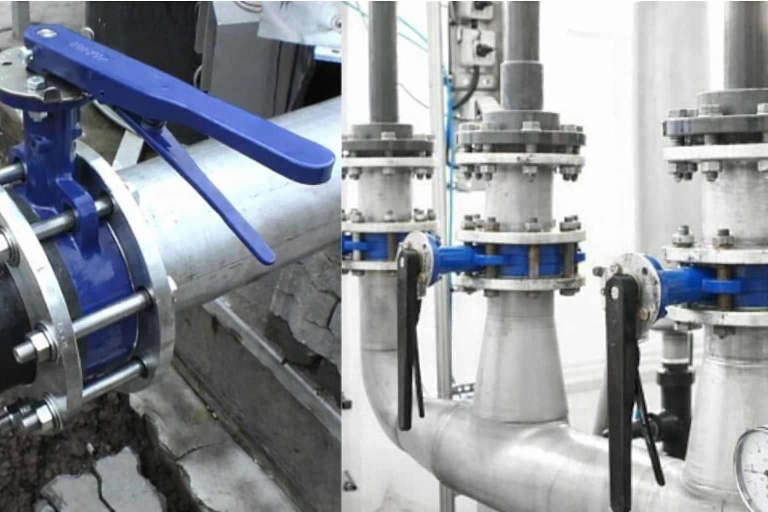 Ứng dụng của van bướm gang tay gạt D41X-10Q/16Q