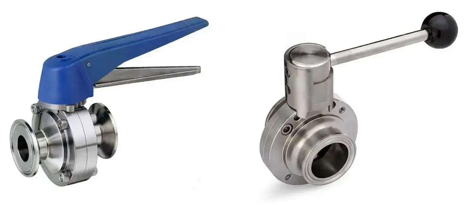 Sản phẩm van bướm vi sinh nối clamp D81F