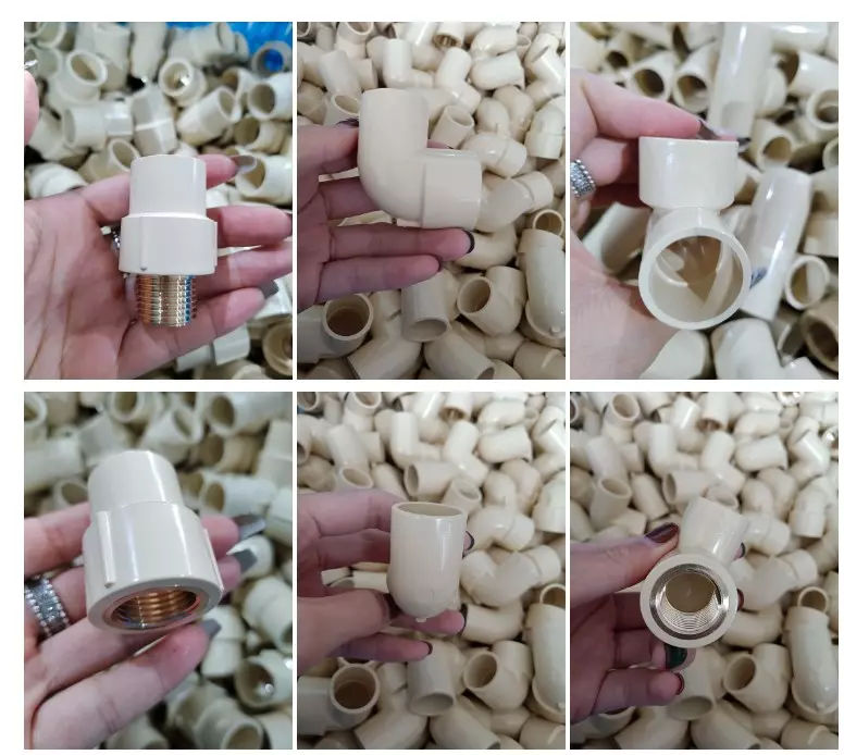 Cút nối ống nước bằng nhựa PVC