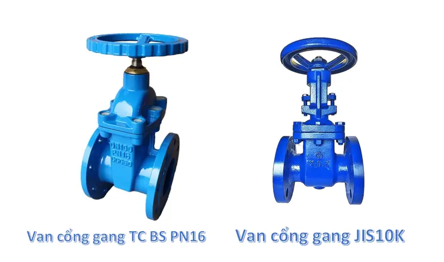 Hình ảnh về các dòng van cổng gang tại Việt Nam