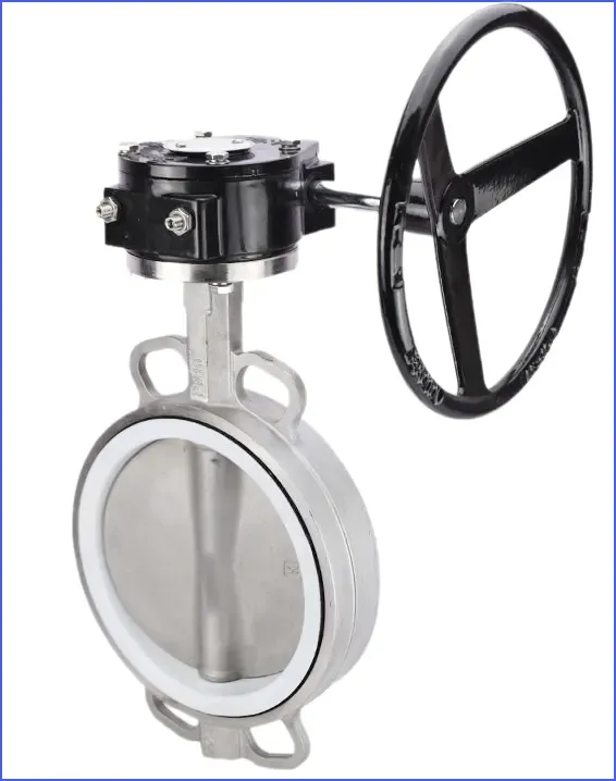 Van bướm inox tay quay Wooken KSBG-10