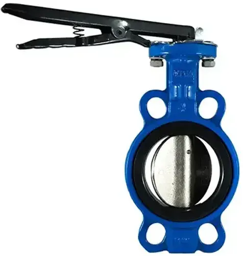 Van bướm gang tay gạt AUT 3110H thân gang cầu, đĩa CF8, tay gạt