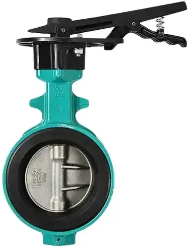 Van bướm nhôm tay gạt Tomoe 700Z-1T tay gạt có khóa DN150 thân nhôm