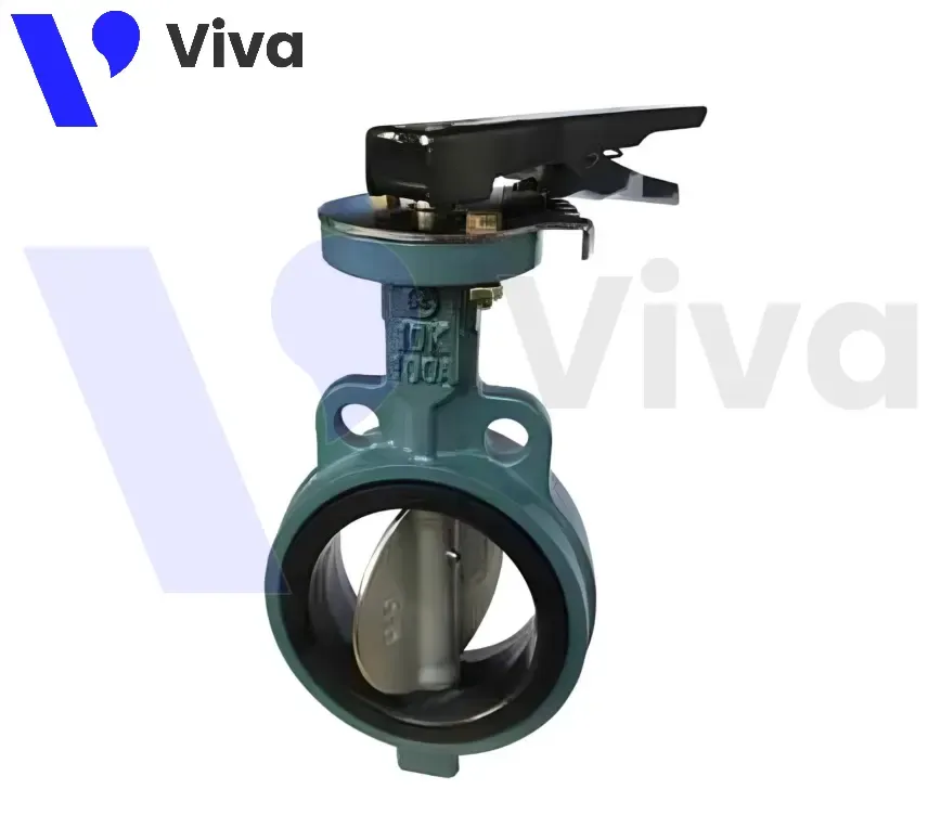 Van bướm gang tay gạt Wooken KCBL-10