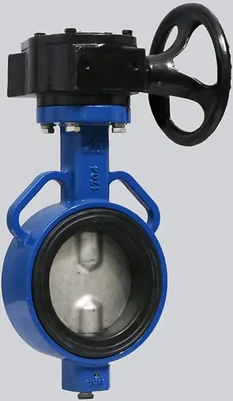 Van bướm kẹp gang tay quay ShinYi WBGS thân gang cầu sơn epoxy